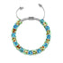 Terre du libre | Cobalt x Cramoisi | Bracelet Verre Double Luciole